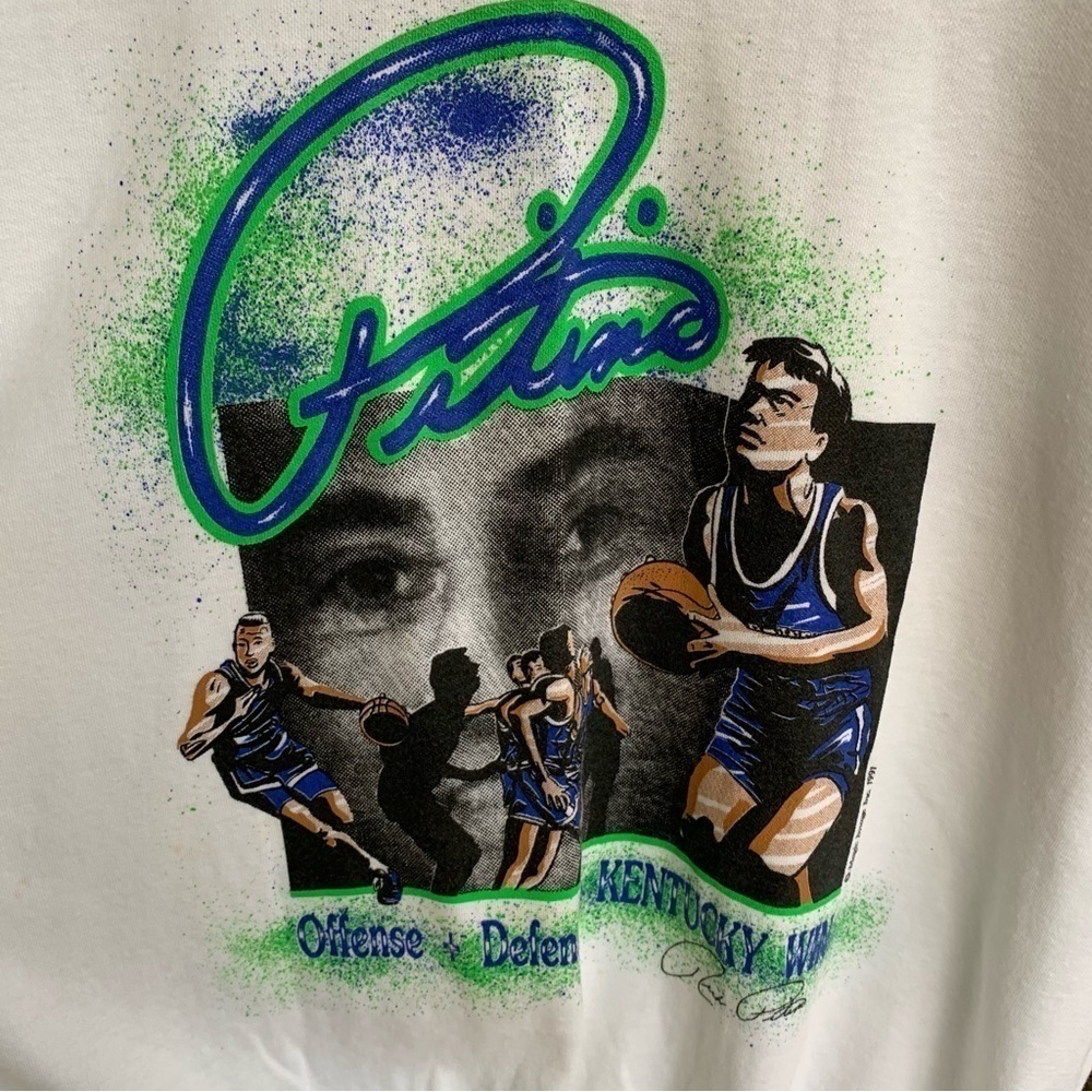 Vintage Rick Pitino Kentucky Basketball Crewneck Sweatshirt Carlisle Ky 1991